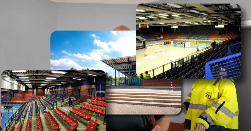 Von veralteten Plänen zum 3D-Handball-Bundesligastadion: So haben wir es in Rekordzeit umgesetzt